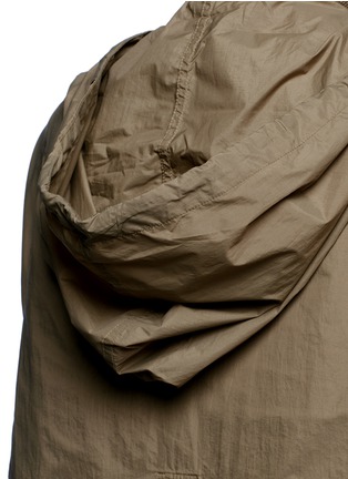 Detail View - Click To Enlarge - ISABEL MARANT - 'Dracen' belted nylon raincoat