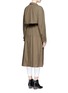 Back View - Click To Enlarge - ISABEL MARANT - 'Dracen' belted nylon raincoat