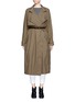 Main View - Click To Enlarge - ISABEL MARANT - 'Dracen' belted nylon raincoat