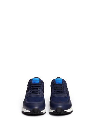 Front View - Click To Enlarge - GIVENCHY - 'Retro Runners' combo sneakers