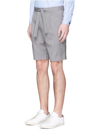Front View - Click To Enlarge - FFIXXED STUDIOS - 'Communal' sash belt shorts