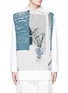 Main View - Click To Enlarge - FFIXXED STUDIOS - Garden collage tapestry jacquard coat