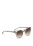 Figure View - Click To Enlarge - LINDA FARROW - Acetate D-frame sunglasses