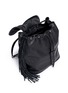 Detail View - Click To Enlarge - SAM EDELMAN - 'Fifi' fringe leather backpack