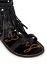 Detail View - Click To Enlarge - SAM EDELMAN - 'Gardenia' fringe trim leather gladiator sandals
