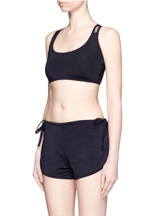 Figure View - Click To Enlarge - BETH RICHARDS - 'Lolita' inner bikini bottom runner shorts