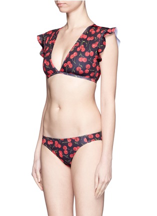 Figure View - Click To Enlarge - BETH RICHARDS - 'Naomi' cherry bikini bottom
