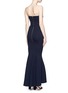 Figure View - Click To Enlarge - COMME MOI - Strapless mermaid gown