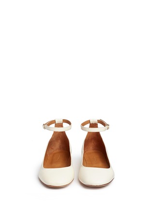 Front View - Click To Enlarge - ISABEL MARANT ÉTOILE - 'Lili' ankle strap leather flats