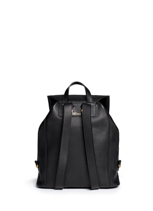 Back View - Click To Enlarge - ALEXANDER MCQUEEN - 'Padlock' skull leather backpack
