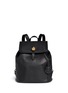 Main View - Click To Enlarge - ALEXANDER MCQUEEN - 'Padlock' skull leather backpack
