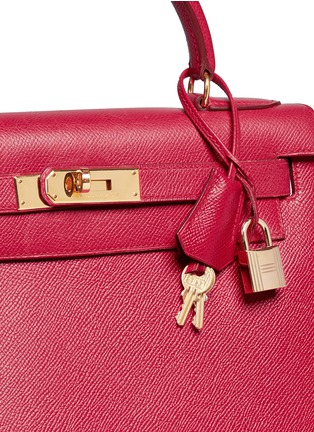  - MAIA - Kelly 28cm Courchevel leather bag