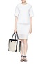 Figure View - Click To Enlarge - CHLOÉ - Alison medium leather shopping tote