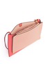Detail View - Click To Enlarge - CHLOÉ - Ghost flat leather crossbody bag