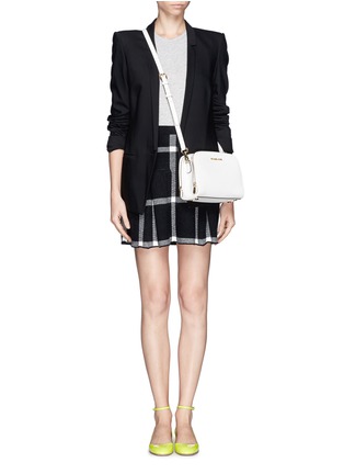 Figure View - Click To Enlarge - ALICE & OLIVIA - 'Kimbra' checkered drop waist plaid skirt