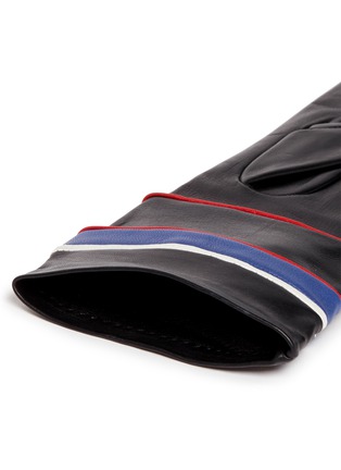Detail View - Click To Enlarge - GIVENCHY - Nautical lamb leather gloves