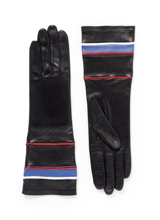 Main View - Click To Enlarge - GIVENCHY - Nautical lamb leather gloves