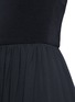 Detail View - Click To Enlarge - ALICE & OLIVIA - Leather spaghetti strap high-low maxi dress