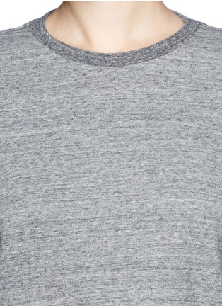 Detail View - Click To Enlarge - THEORY - 'Erez R' Crop sweatshirt