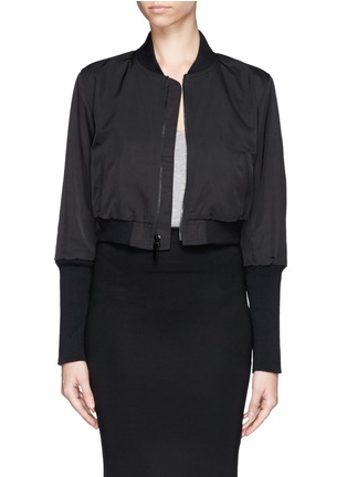Main View - Click To Enlarge - ELIZABETH AND JAMES - Cropped bomber jacket