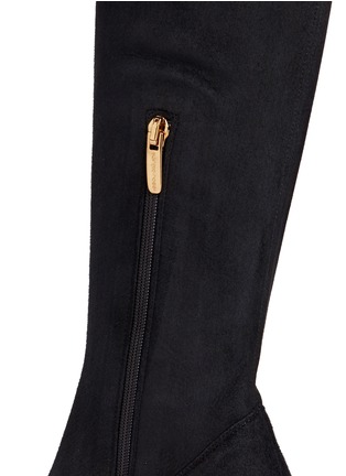 Detail View - Click To Enlarge - SERGIO ROSSI - Suede thigh-high boots