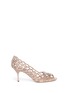 Main View - Click To Enlarge - SERGIO ROSSI - 'Mermaid' crystal cutout pumps