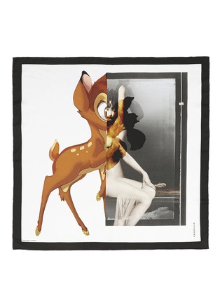 Main View - Click To Enlarge - GIVENCHY - Bambi and woman print scarf