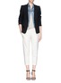 Figure View - Click To Enlarge - THEORY - 'Kleon B' elasticated tuxedo pants