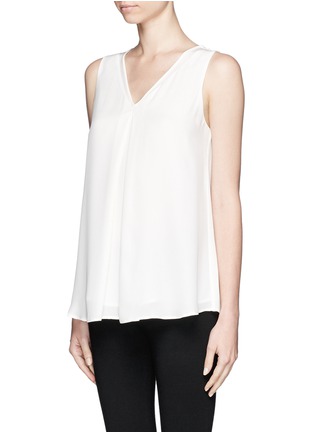 Front View - Click To Enlarge - THEORY - Lesay silk tank top