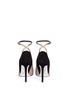 Back View - Click To Enlarge - RENÉ CAOVILLA - Suede strass booties