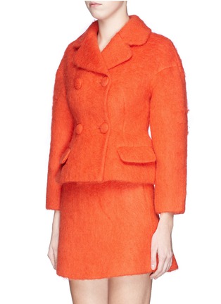 Front View - Click To Enlarge - CHICTOPIA - Double breasted wool blend coat
