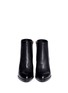 Figure View - Click To Enlarge - ALEXANDER WANG - 'Gabi' cutout heel leather ankle boots
