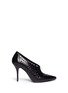 Main View - Click To Enlarge - ALEXANDER WANG - 'Magdalena' perforated leather pumps