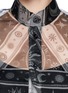 Detail View - Click To Enlarge - KTZ - Solar system print peplum organdy shirt