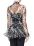Back View - Click To Enlarge - KTZ - Solar system print peplum organdy shirt
