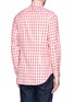 Back View - Click To Enlarge - TOMORROWLAND - Contrast gingham check cotton shirt