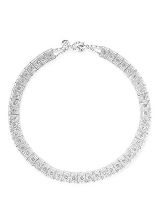 Main View - Click To Enlarge - PHILIPPE AUDIBERT - 'Lina' engraved metal elastic necklace