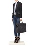 Figure View - Click To Enlarge - ST. JOHN - Piqué knit peak-lapel jacket