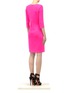Back View - Click To Enlarge - ST. JOHN - Milano wool knit dress