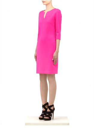Front View - Click To Enlarge - ST. JOHN - Milano wool knit dress