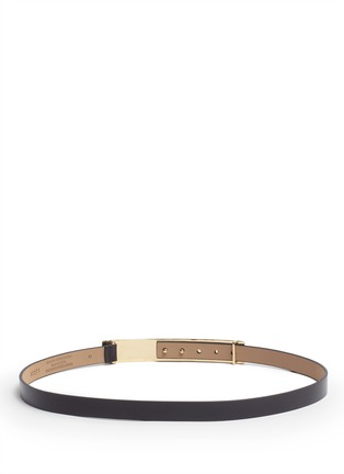 Back View - Click To Enlarge - ST. JOHN - Gold-tone plate-buckle belt