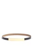 Main View - Click To Enlarge - ST. JOHN - Gold-tone plate-buckle belt