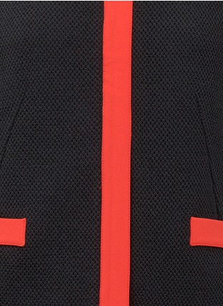 Detail View - Click To Enlarge - ST. JOHN - Contrast piqué knit jacket