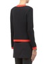 Back View - Click To Enlarge - ST. JOHN - Contrast piqué knit jacket