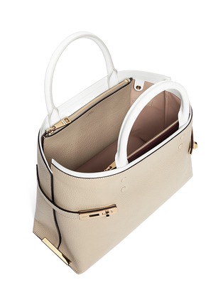 Detail View - Click To Enlarge - CHLOÉ - 'Charlotte' small leather tote