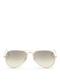 Main View - Click To Enlarge - RAY-BAN - 'Aviator Full Colour' acetate rim wire sunglasses