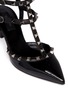 Detail View - Click To Enlarge - VALENTINO GARAVANI - Rockstud caged patent leather pumps