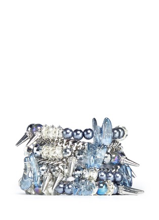Main View - Click To Enlarge - MOUNSER - Taffy multi-chain bracelet