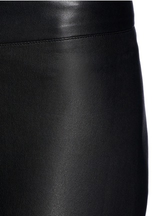 Detail View - Click To Enlarge - THE ROW - 'Moto' stretch leather leggings