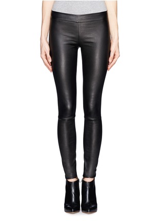 Main View - Click To Enlarge - THE ROW - 'Moto' stretch leather leggings